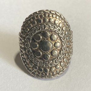 Sterling Silver Peruvian Sunburst Ring Marked .925